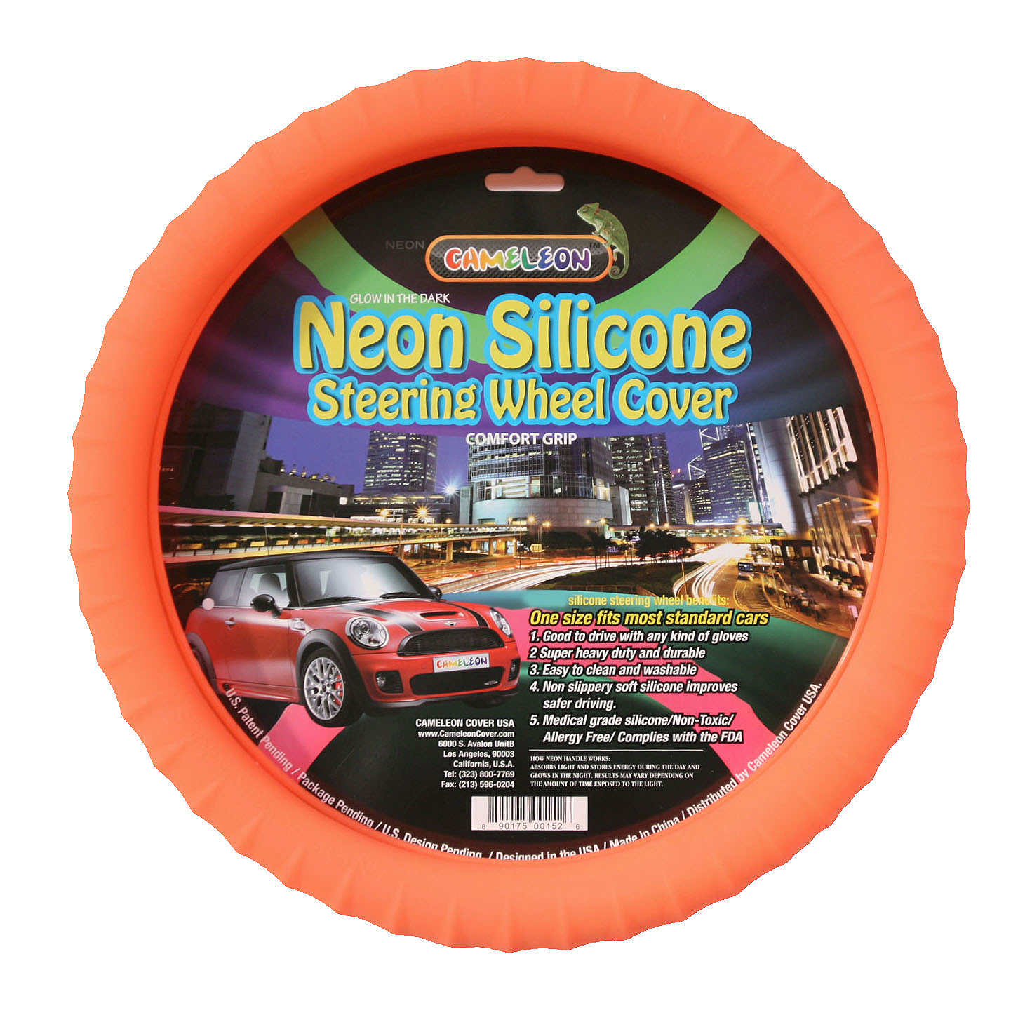 by (CoverWheel) Steering wheel cover for wheel car accessories Neon Orange,  Coverwheel, Steering+wheel, Wheel+cove…